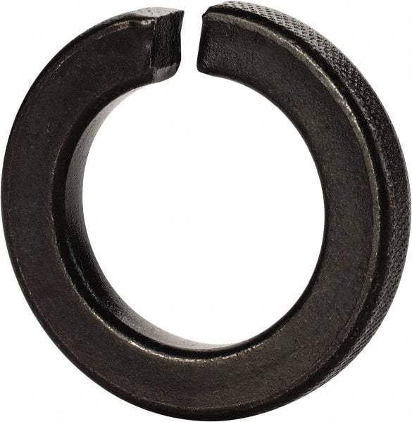 Value Collection - 1-3/8", 1.379" ID, 0.344" Thick Split Lock Washer - Grade 2 Steel, Uncoated, 1.379" Min ID, 1.408" Max ID, 2.219" Max OD - Eagle Tool & Supply