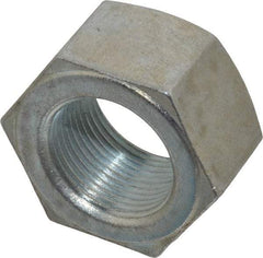 Value Collection - 1-1/4 - 12 UNF Steel Right Hand Hex Nut - 1-7/8" Across Flats, 1-1/16" High, Zinc Clear Finish - Eagle Tool & Supply