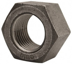 Value Collection - 2-1/4 - 4-1/2 UNC Steel Right Hand Hex Nut - 3-3/8" Across Flats, 1-15/16" High, Uncoated - Eagle Tool & Supply