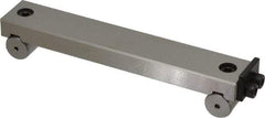 Value Collection - 6 Inch Long x 1 Inch Wide x 0.0002 Inch Center to Center Accuracy, 0.0001 Inch Parallelism, 5 Inch Between Rolls, Sine Bar - Steel, Includes Back Plate - Eagle Tool & Supply