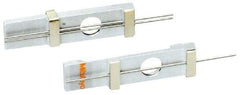 Mitutoyo - 26 TPI, 0.04 Inch Pitch, 1-1/8 Inch Long, Thread Pitch Diameter Measuring Wire - 0.0222 Inch Nominal Best Wire Diameter, 0.032 Inch Nominal Constant, 3 Pieces - Eagle Tool & Supply