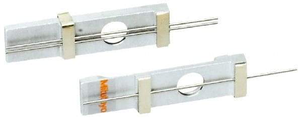Mitutoyo - 24 TPI, 0.04 Inch Pitch, 1-1/8 Inch Long, Thread Pitch Diameter Measuring Wire - 0.0241 Inch Nominal Best Wire Diameter, 0.0375 Inch Nominal Constant, 3 Pieces - Eagle Tool & Supply