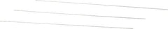 Van Keuren - 56 TPI, 0.0179 Inch Pitch, 2 Inch Long, Thread Pitch Diameter Measuring Wire - 0.0103 Inch Nominal Best Wire Diameter, 0.0155 Inch Nominal Constant, 3 Pieces - Eagle Tool & Supply