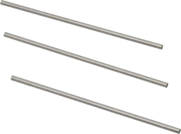 Van Keuren - 10 TPI, 0.1 Inch Pitch, 2 Inch Long, Thread Pitch Diameter Measuring Wire - 0.0577 Inch Nominal Best Wire Diameter, 0.0866 Inch Nominal Constant, 3 Pieces - Eagle Tool & Supply