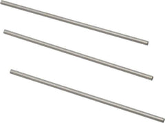 Van Keuren - 10 TPI, 0.1 Inch Pitch, 2 Inch Long, Thread Pitch Diameter Measuring Wire - 0.0577 Inch Nominal Best Wire Diameter, 0.0866 Inch Nominal Constant, 3 Pieces - Eagle Tool & Supply