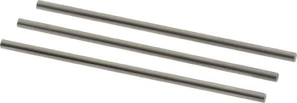 Van Keuren - 8 TPI, 1/8 Inch Pitch, 2 Inch Long, Thread Pitch Diameter Measuring Wire - 0.0722 Inch Nominal Best Wire Diameter, 0.1083 Inch Nominal Constant, 3 Pieces - Eagle Tool & Supply