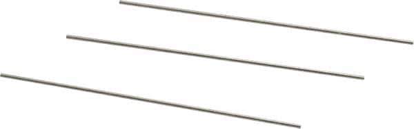 Van Keuren - 1.25mm Pitch, 1-1/2 Inch Long, Thread Pitch Diameter Measuring Wire - 0.72mm Nominal Best Wire Diameter, 0.0426 Inch Nominal Constant, 3 Pieces - Eagle Tool & Supply