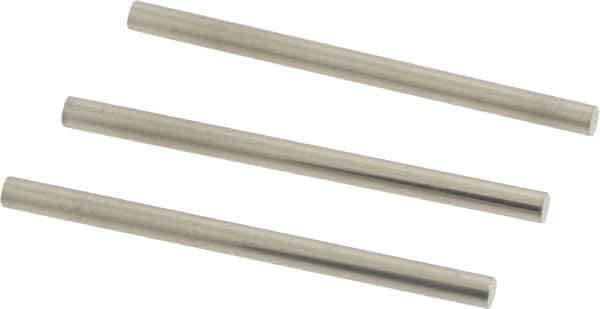 Van Keuren - 4 TPI, 1/4 Inch Pitch, 1-1/2 Inch Long, Thread Pitch Diameter Measuring Wire - 0.1291 Inch Nominal Best Wire Diameter, 0.1708 Inch Nominal Constant, 3 Pieces - Eagle Tool & Supply
