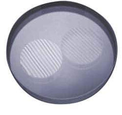 Van Keuren - 1" Diam, 1/2" Thick, Single Surface Optical Flat - Master Grade, Accurate to 0.000002", Fused Quartz - Eagle Tool & Supply