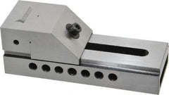 Interstate - 2-1/2" Jaw Width, 3-3/8" Jaw Opening Capacity, 1-1/4" Jaw Height, Toolmaker's Vise - Flat Jaw, 0.0002" Parallelism, 0.0002" Squareness, 7" OAL x 2-1/2" OAH - Eagle Tool & Supply