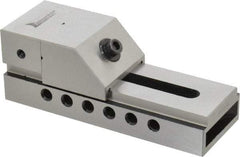 Interstate - 2" Jaw Width, 2-1/2" Jaw Opening Capacity, 1" Jaw Height, Toolmaker's Vise - Flat Jaw, 0.0002" Parallelism, 0.0002" Squareness, 5-1/2" OAL x 1-31/32" OAH - Eagle Tool & Supply