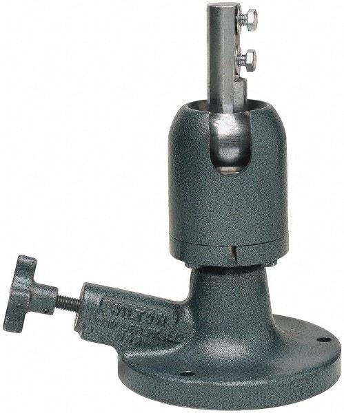 Wilton - 150 Lb Load Capacity, 5-7/8" Base Width/Diam, Work Positioner - 10-1/2" Max Height, Model Number 303 - Eagle Tool & Supply