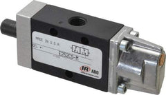 ARO/Ingersoll-Rand - 3 Way Valve For Air Equipment - 1/4 NPT Inlet, 1/4 NPT Outlet, Cam Stem/Spring Actuator, 0.7 CV Rate - Eagle Tool & Supply