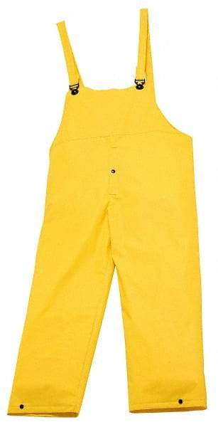 Helly Hansen - Size XL, Yellow, Rain Bib Overall - 1 Pocket, Open Ankle - Eagle Tool & Supply