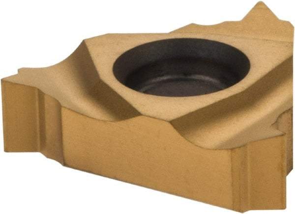 Seco - 16NR Internal Right Hand 11 UN Laydown Threading Insert - Grade CP500, TiAlN/TiN Coated Carbide - Eagle Tool & Supply