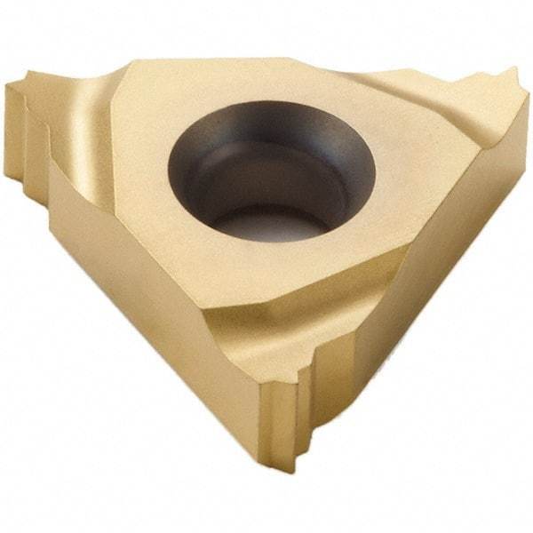 Seco - 11NR Internal Right Hand ISO Laydown Threading Insert - Grade CP500, TiAlN/TiN Coated Carbide - Eagle Tool & Supply