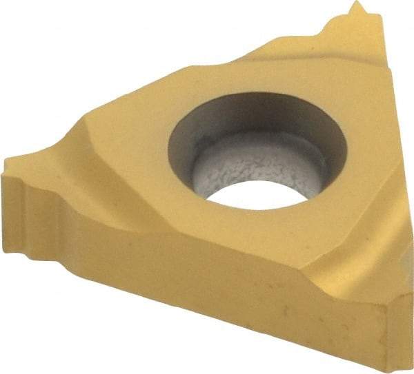 Seco - 16NR Internal Right Hand 28 UN Laydown Threading Insert - Grade CP500, TiAlN/TiN Coated Carbide - Eagle Tool & Supply
