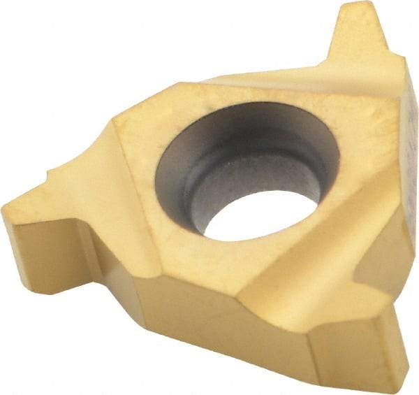 Seco - 16NR Internal Right Hand 8 Acme Laydown Threading Insert - Grade CP500, TiAlN/TiN Coated Carbide - Eagle Tool & Supply
