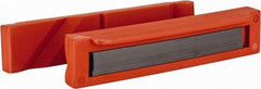 Flexbar - 5" Jaw Width, Nylon, Bowed Vise Jaw Cap - Magnetic Attachment - Eagle Tool & Supply