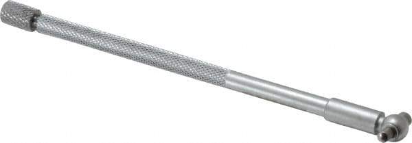 SPI - 5/16 to 1/2 Inch, 5-7/8 Inch Overall Length, Telescoping Gage - 4 Inch Long Handle, Hardened Tool Steel, Satin Chrome Finish - Eagle Tool & Supply