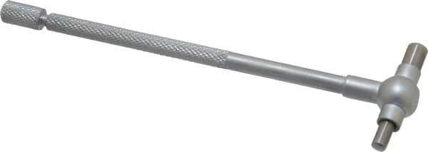 SPI - 3/4 to 1-1/4 Inch, 4.4 Inch Overall Length, Telescoping Gage - 4 Inch Long Handle, Hardened Tool Steel, Satin Chrome Finish - Eagle Tool & Supply