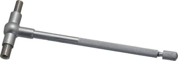 SPI - 1-1/4 to 2-1/8 Inch, 5-7/8 Inch Overall Length, Telescoping Gage - 5 Inch Long Handle, Hardened Tool Steel, Satin Chrome Finish - Eagle Tool & Supply