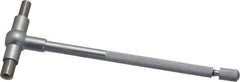 SPI - 1-1/4 to 2-1/8 Inch, 5-7/8 Inch Overall Length, Telescoping Gage - 5 Inch Long Handle, Hardened Tool Steel, Satin Chrome Finish - Eagle Tool & Supply