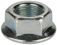 Value Collection - 3/4-16, 1-1/2" Flange Diam, Serrated Flange Nut - Grade Grade 2 Steel, Zinc-Plated Finish, 0.675" Flange Height - Eagle Tool & Supply