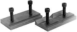 Cardinal Tool - 8" Wide x 3mm High, Step Vise Jaw - Hard, Steel, Fixed Jaw, Compatible with 8" Vises - Eagle Tool & Supply