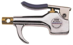 Guardair - 120 Max psi Venturi Nozzle Thumb Lever Blow Gun - 1/4 NPT, Aluminum - Eagle Tool & Supply