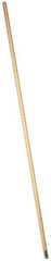 PRO-SOURCE - 60" Wood Female Thread Mop Handle - 1-1/8" Handle Diam, Metal Connector, Use with Wet Mops - Eagle Tool & Supply