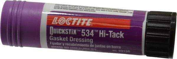 Loctite - 19 g Stick Purple Polyurethane Gasket Sealant - 300.2°F Max Operating Temp, 24 hr Full Cure Time, Series 534 - Eagle Tool & Supply