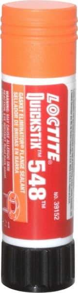 Loctite - 19 g Stick Orange Polyurethane Gasket Sealant - 300.2°F Max Operating Temp, 24 hr Full Cure Time, Series 548 - Eagle Tool & Supply