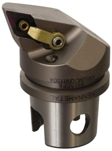 Kennametal - Left Hand Cut, Size KM32, DN.. Insert Compatiblity, External Modular Turning & Profiling Cutting Unit Head - 22mm Ctr to Cutting Edge, 35mm Head Length, Through Coolant, Series Kenloc - Eagle Tool & Supply