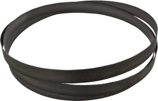Lenox - 10 to 14 TPI, 10' Long x 1" Wide x 0.035" Thick, Welded Band Saw Blade - Bi-Metal, Toothed Edge, Modified Raker Tooth Set, Flexible Back, Contour Cutting - Eagle Tool & Supply