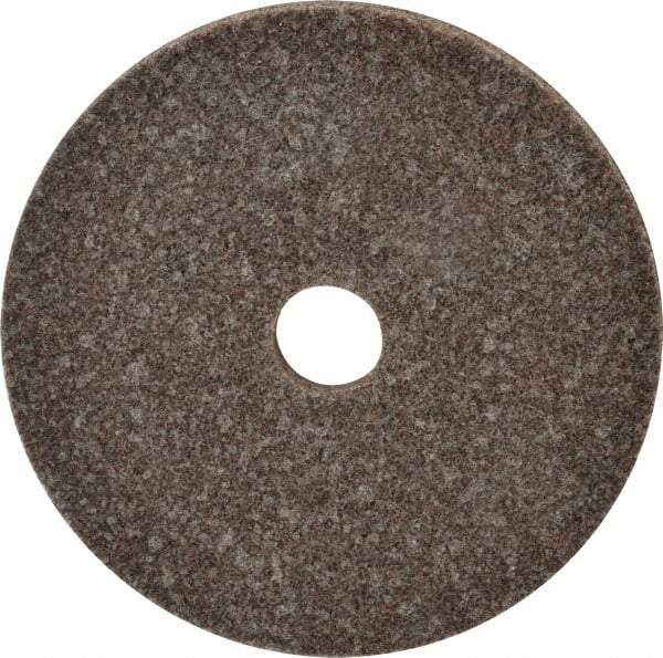 3M - 6" Diam, 1/2" Face Width, 1" Center Hole, Coarse Grade, Aluminum Oxide Deburring Wheel - Unitized, Hard Density 8 Grade, 7,500 RPM - Eagle Tool & Supply