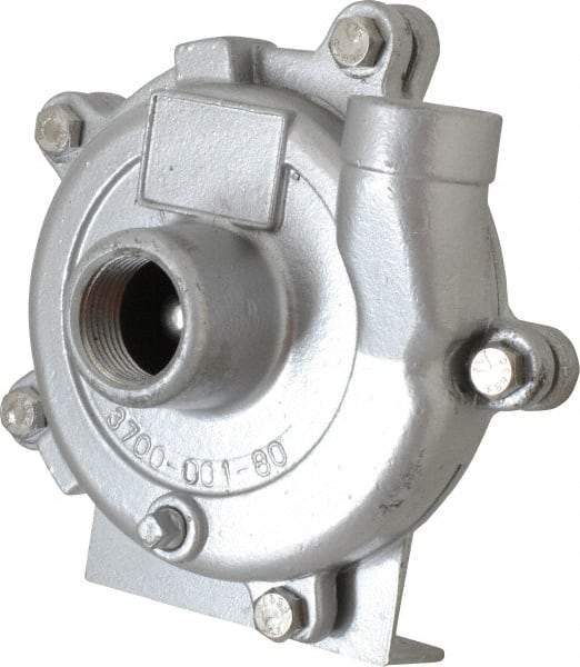 American Machine & Tool - 1 Inch Inlet, 3/4 Inch Outlet, Stainless Steel, Pedestal Mount Pump - O Ring Casing Seal - Eagle Tool & Supply
