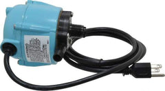 Little Giant Pumps - 1/150 HP, 3.2 psi, Aluminum Miniature Submersible Pump - 1/4 Inch Inlet, 1/4 Inch Outlet, 6 Ft. Long Power Cord, 1.1 Amp - Eagle Tool & Supply