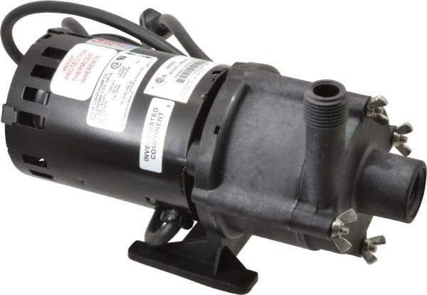 Little Giant Pumps - 1/30 HP, 6.3 Working PSI, 14.6 Shut Off Feet, Magnetic Drive Pump - 3100 RPM, 1 Phase, 60 Hz, 1.7 Amps - Eagle Tool & Supply