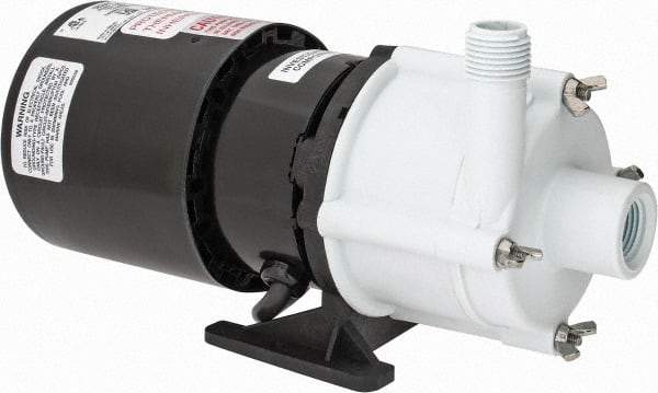 Little Giant Pumps - 1/12 HP, 23.7 Shut Off Feet, Magnetic Drive Pump - 3250 RPM, 1 Phase, 60 Hz - Eagle Tool & Supply