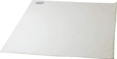 Made in USA - 12" Long, 12" Wide, Silicone Rubber Foam Sheet - 50 to 60 Durometer, White, -20 to 500°F, 640 psi Tensile Strength, Adhesive Backing, Stock Length - Eagle Tool & Supply