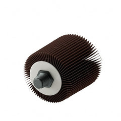 3M - 1" Diam x 1" Face Width, Medium Aluminum Oxide Coated Mounted Flap Wheel - Eagle Tool & Supply