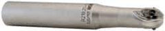 Seco - 3/4" Cut Diam, 0.66" Max Depth of Cut, 1" Shank Diam, 7" OAL, Indexable Ball Nose End Mill - 2.1" Head Length, Straight Shank, R218.20 Toolholder, 218.20-0.375.R Insert - Eagle Tool & Supply