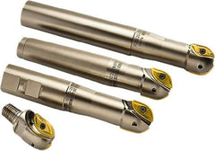 Seco - 1-1/4" Cut Diam, 1.1" Max Depth of Cut, Indexable Ball Nose End Mill - 1.57" Head Length, M16 Modular Connection, R218.20 Toolholder, 218.20 160.R Insert - Eagle Tool & Supply