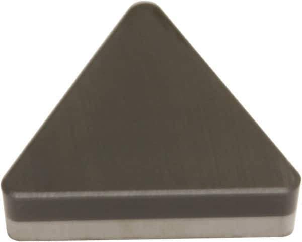 Sumitomo - TBGE521 Grade BN2000 PCBN Turning Insert - Uncoated, 60° Triangle, 5/32" Inscr Circle, 1/16" Thick, 1/64" Corner Radius - Eagle Tool & Supply