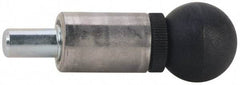 Gibraltar - 1/2" Pin Diam, 0.61" Usable Length, Ball Knob Handle Quick Release Pin - 3-5/8" OAL, Plastic Handle - Eagle Tool & Supply