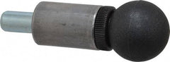 Gibraltar - 1/2" Pin Diam, 0.56" Usable Length, Ball Knob Handle Quick Release Pin - 3-5/8" OAL, Plastic Handle - Eagle Tool & Supply