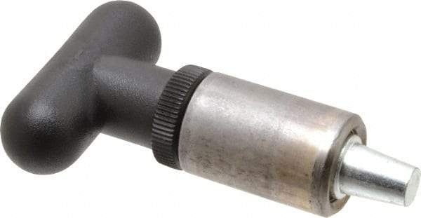 Gibraltar - 1/2" Pin Diam, 0.61" Usable Length, T Handle Quick Release Pin - 3-3/4" OAL, Plastic Handle - Eagle Tool & Supply