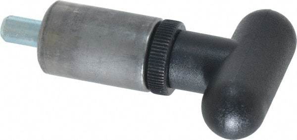 Gibraltar - 3/8" Pin Diam, 0.6" Usable Length, T Handle Quick Release Pin - 3-3/4" OAL, Plastic Handle - Eagle Tool & Supply