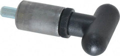 Gibraltar - 3/8" Pin Diam, 0.6" Usable Length, T Handle Quick Release Pin - 3-3/4" OAL, Plastic Handle - Eagle Tool & Supply